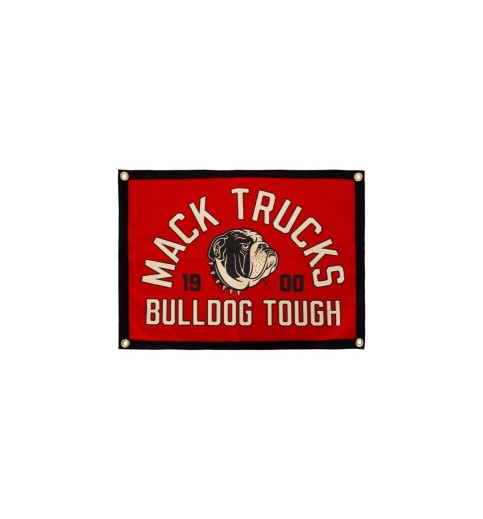 Mack Trucks Bulldog Tough Red 24"x18" Camp Flag
