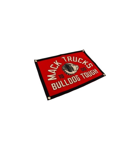 Mack Trucks Bulldog Tough Red 24"x18" Camp Flag