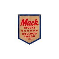 Mack Trucks Bulldog Tough USA 18"x24" Camp Flag