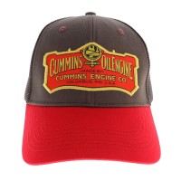 Cap Vintage Logo Red-Brown