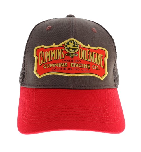 Cap Vintage Logo Red-Brown