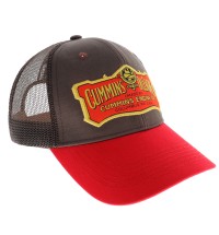 Cap Vintage Logo Red-Brown