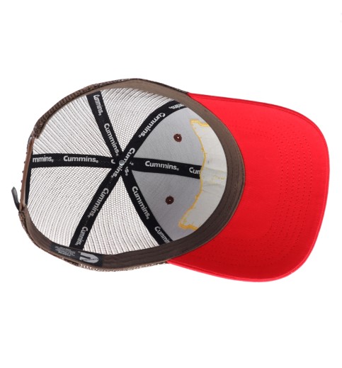 Cap Vintage Logo Red-Brown