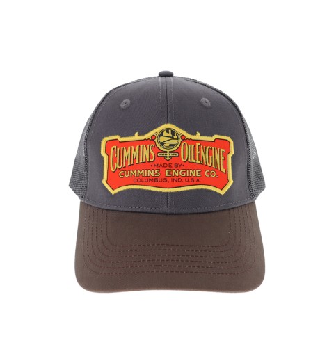 Cap 1919 Vintage Logo Brown Gray