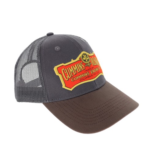 Cap 1919 Vintage Logo Brown Gray