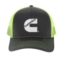 Hi-Vis Neon Mesh Back Cap Gray-Lime