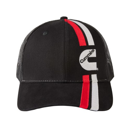 Racing Style Baseball Cap Black Racing Style Baseball Cap Black