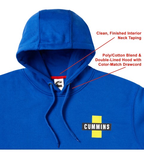 Vintage1952 Hooded Sweatshirt Blue 3XL