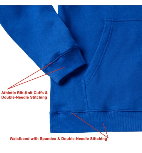 Vintage1952 Hooded Sweatshirt Blue 3XL