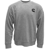 Mens Crewneck Pullover Sweatshirt Gray 2X