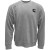 Mens Crewneck Pullover Sweatshirt Gray XL