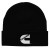 Cuffed Knit Beanie Black
