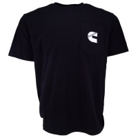Mens SS Pocket T-Shirt Black 3X
