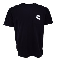 Mens SS Pocket T Shirt Black 2X