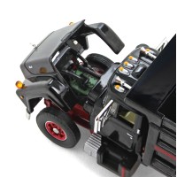 Mack R Model Black & Red Dump Truck Diecast