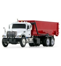 Mack Granite Red & White Rolloff Diecast