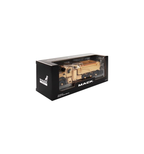 Mack Defense Tan Heavy Dump Truck Diecast Mack Defense Tan Heavy Dump Truck Diecast