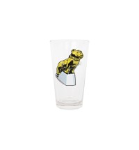MACK GOLD BULLDOG PINT GLASS