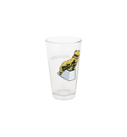 MACK GOLD BULLDOG PINT GLASS