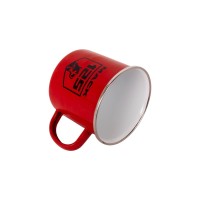 Mack 125th Anniversary Red Enamel Mug