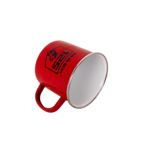 Mack 125th Anniversary Red Enamel Mug Mack 125th Anniversary Red Enamel Mug