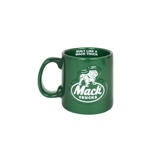 Mack 3D Retro Logo Green Mug