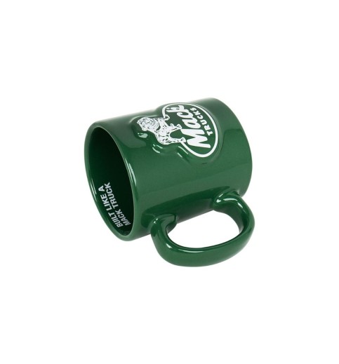 Mack 3D Retro Logo Green Mug