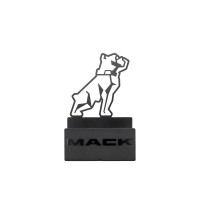Metal Bulldog Desk Business Card Holder