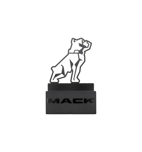 Metal Bulldog Desk Business Card Holder