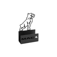 Metal Bulldog Desk Business Card Holder