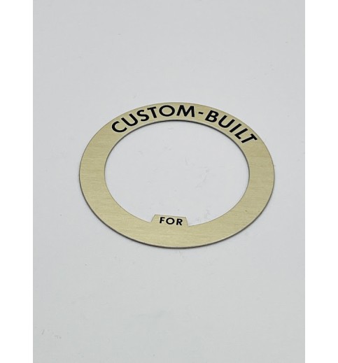 Custom Built Horn Button Trim Ring