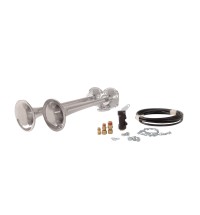 Dual Chrome Trumpet Air Horn Kit
