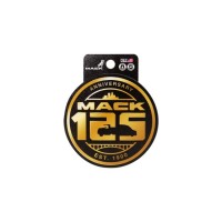 Mack 125th Anniversary 3" Black & Gold Sticker