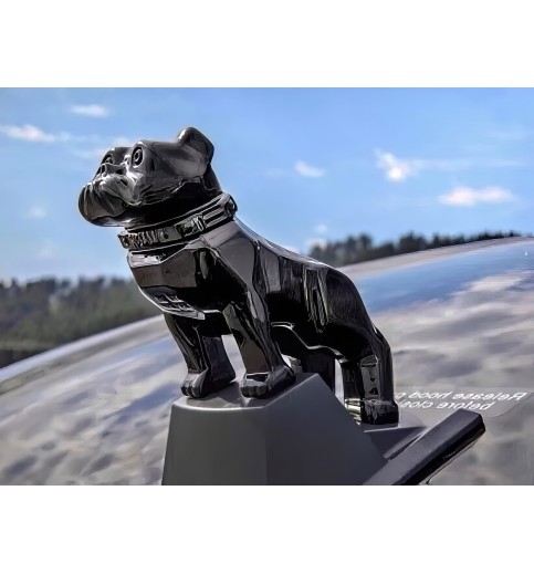 Limited Edition Black Bulldog Hood Ornament