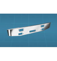 Superliner II Chrome Bumper with Light Hole Cutouts Superliner II Chrome Bumper with Light Hole Cutouts