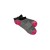 Ladies Gray And Pink Ankle Socks