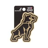 Mack Gold Bulldog 3" Sticker