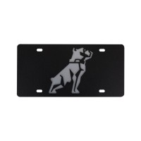 Bulldog Metal Vehicle Plate