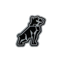 Silver Mack Bulldog- Magnet