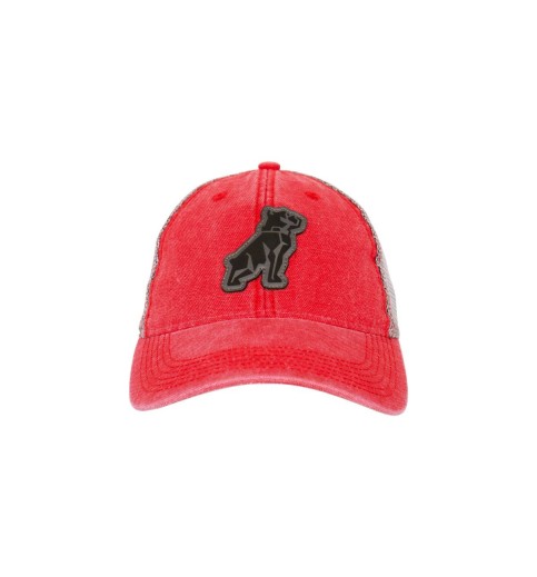 Red & Grey Mack Bulldog Cap