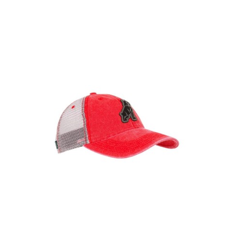 Red & Grey Mack Bulldog Cap