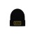 Black Cuff Knit Cap with Mack Patch