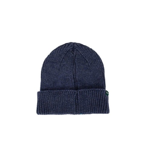 Denim Heather Ribbed Cuff Beanie