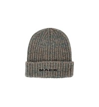Grey Fleck Ribbed Cuff Knit Cap