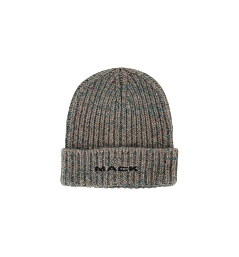Grey Fleck Ribbed Cuff Knit Cap