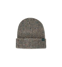 Grey Fleck Ribbed Cuff Knit Cap