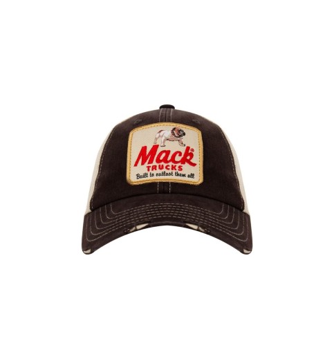 Mack Black Outlasts Them All Throwback Cap