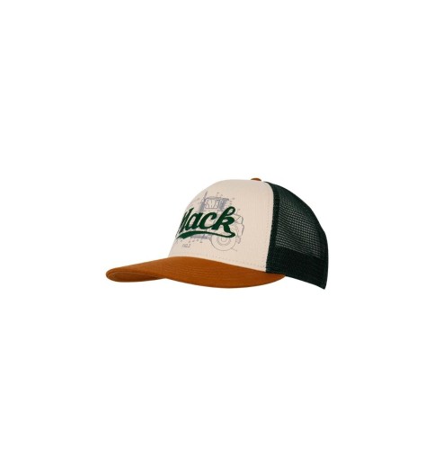 Mack Green Retro Blueprint Structured Cap