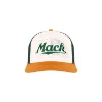 Mack Green Retro Blueprint Structured Cap