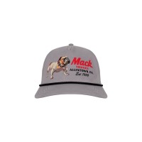 Mack Grey Allentown Bulldog 5-Panel Rope Cap